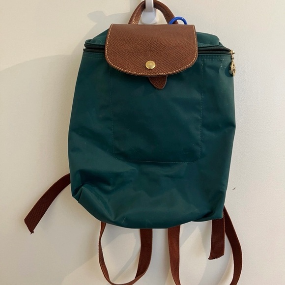 Longchamp Small Waterproof Backpack - Green - Picture 1 of 3